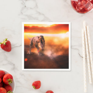 Serviette En Papier Dinosaure