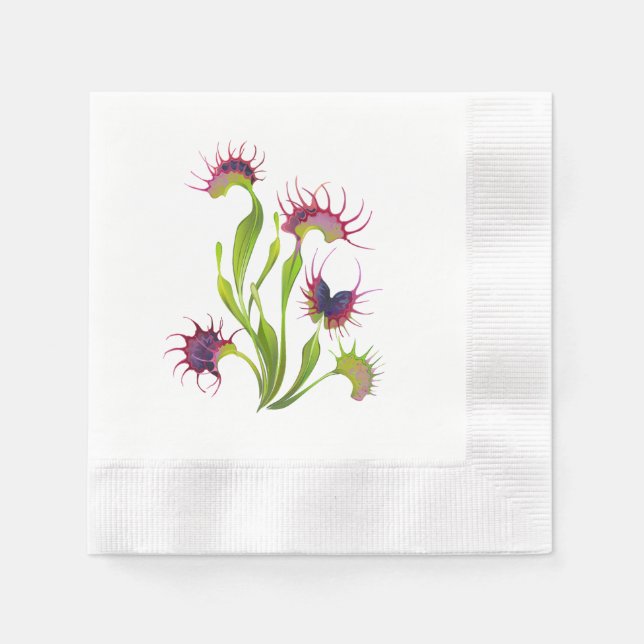 Serviette En Papier Dionaea éclatante (Devant)