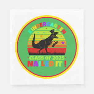 Serviette En Papier Diplôme de la maternelle Classe 2025