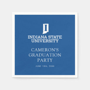 Serviette En Papier Diplômé de l'Université d'État de l'Indiana