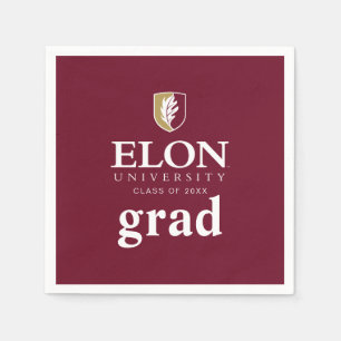 Serviette En Papier Diplôme de l'Université Elon