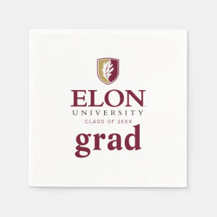 Serviette En Papier Diplôme de l'Université Elon