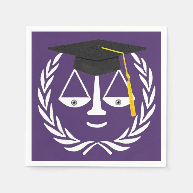 Serviette En Papier Diplôme d'études de droit (Devant)