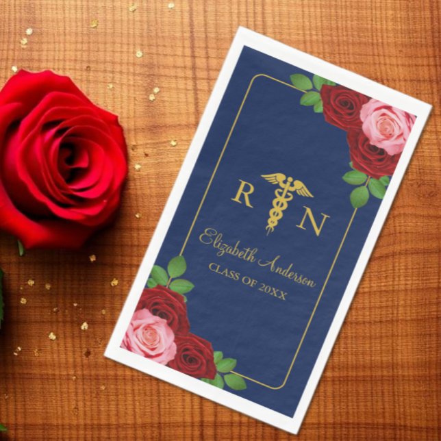 Serviette En Papier Diplôme d'infirmière (Créateur téléchargé)