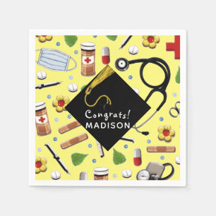 Serviette En Papier Diplôme d'infirmière créative