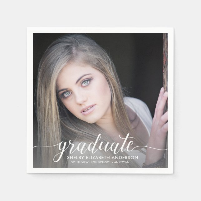 Serviette En Papier Diplômé en calligraphie (Devant)