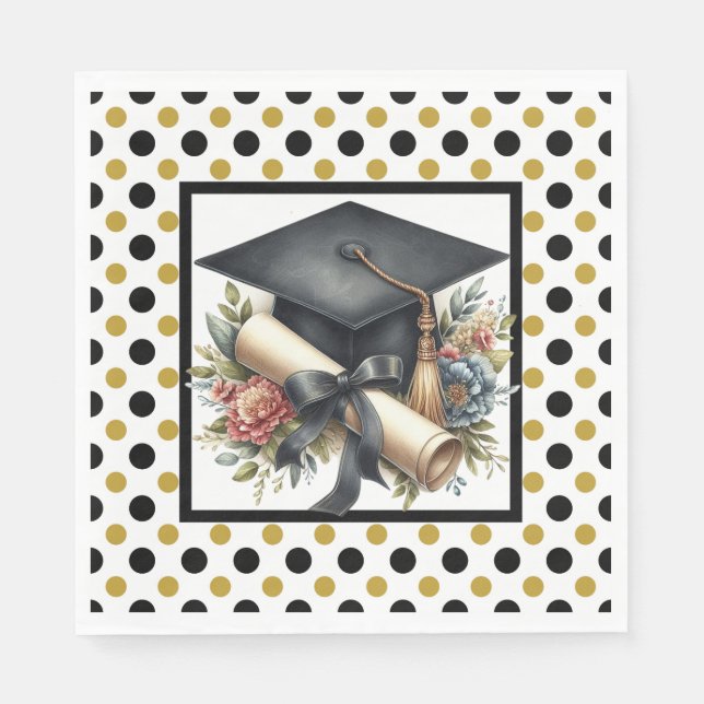 Serviette En Papier Diplôme Et Diplôme (Devant)
