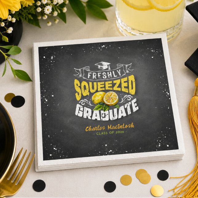Serviette En Papier Diplômé Fraîchement Pressé (Créateur téléchargé)