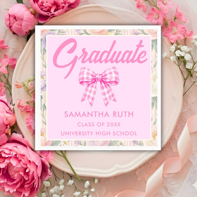 Serviette En Papier Diplômée Fleur Sauvage (Créateur téléchargé)