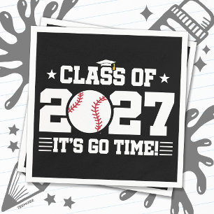 Serviette En Papier Diplômés de baseball, c'est parti ! Terminale prom