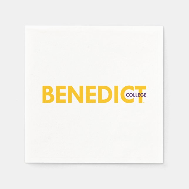 Serviette En Papier Diplômés de l'université Benedict (Devant)