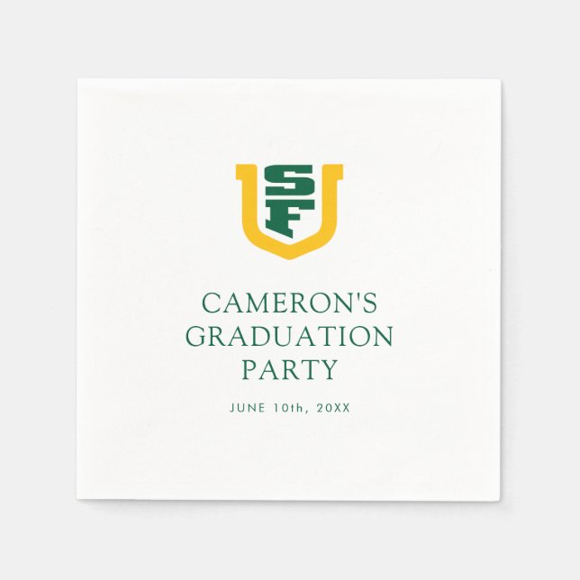 Serviette En Papier Diplômés de l'Université de San Francisco (Devant)