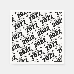 Serviette En Papier Diplômes et diplômes de doctorat (Noir)