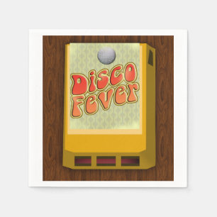 Serviette En Papier Disco Fever 8 pistes Theme Party Conception Super