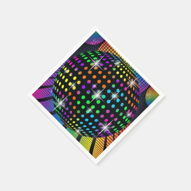 Serviette En Papier Disco Party (Coin)