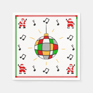 Serviette En Papier Disco Père Noël