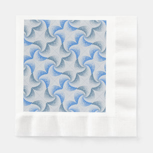 Serviette En Papier Distorsion motif Twist off white BG