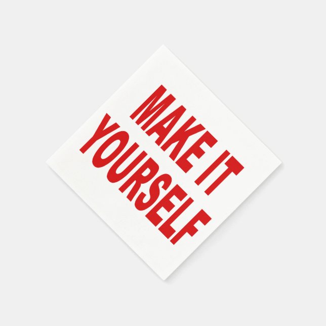 Serviette En Papier do-it-yourself Faites votre propre (Coin)