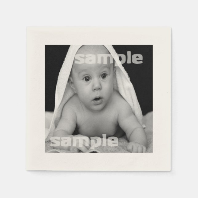 Serviette En Papier do-it-yourself personnalisé (Devant)