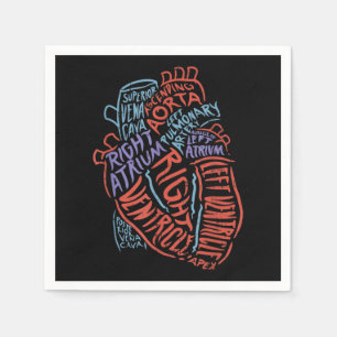 Serviette En Papier Docteur en anatomie cardiologue Biologie Médicale