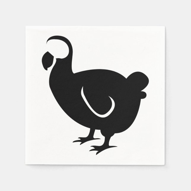 Serviette En Papier Dodo Bird (Devant)