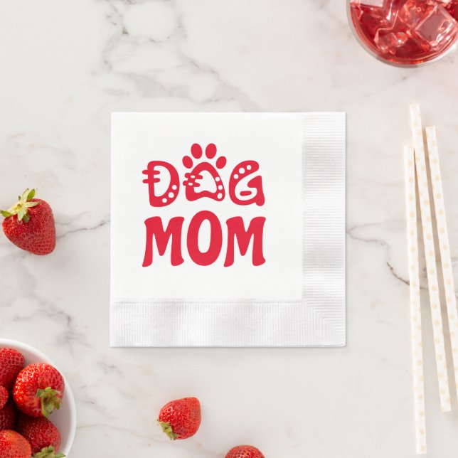 Serviette En Papier Dog (En situation)