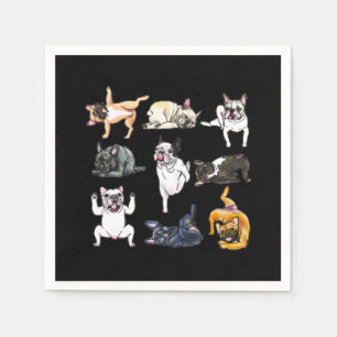 Serviette En Papier Don de chien   French Bulldog Funny
