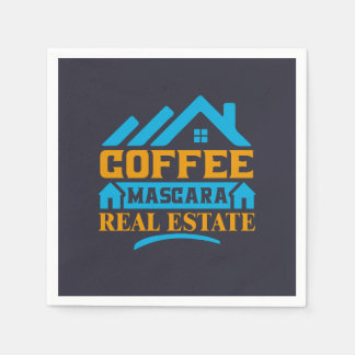 Serviette En Papier Don Realtor | Coffee Mascara Immobilier