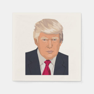 SERVIETTE EN PAPIER DONALD TRUMP