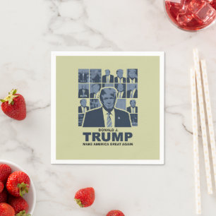 SERVIETTE EN PAPIER DONALD TRUMP