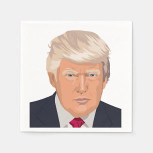 SERVIETTE EN PAPIER DONALD TRUMP