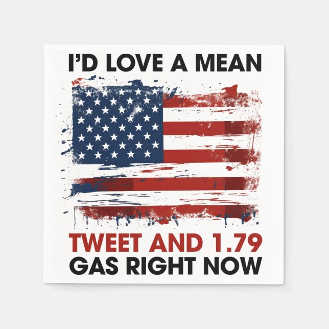 Serviette En Papier Donald Trump (Devant)