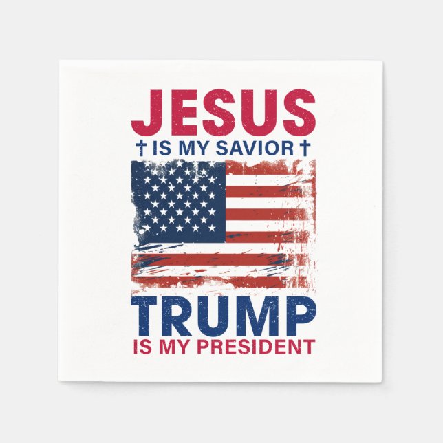 Serviette En Papier Donald Trump (Devant)