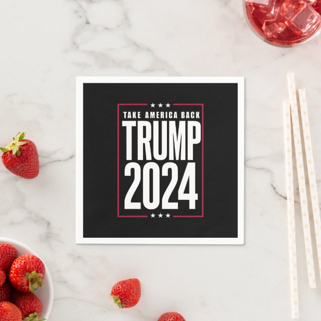 Serviette En Papier Donald Trump 2024 redonne l'élection américaine (En situation)