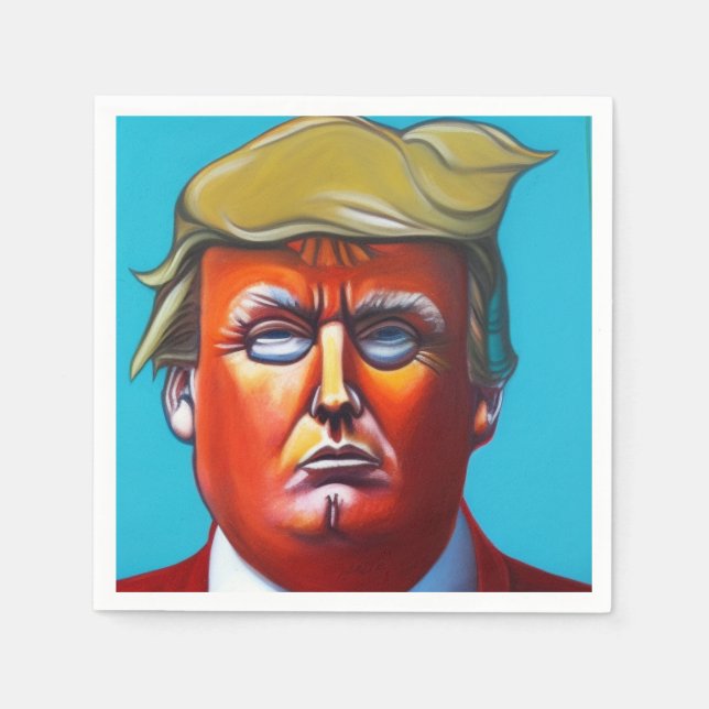 Serviette En Papier Donald Trump Napkins (50 ans) (Devant)