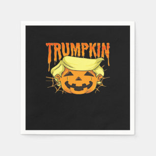 Serviette En Papier Donald Trumpkin Funny Parti Président Halloween Cl