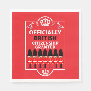 Serviette En Papier Dons de citoyenneté britannique