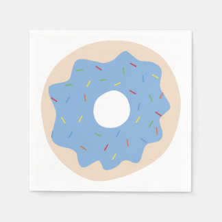 Serviette En Papier Donut adorable (bleu)