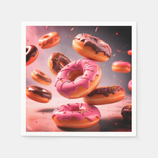 Serviette En Papier Donut Paper Party Napkins