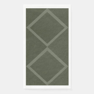 Serviette En Papier Double diamant Moss Napkin
