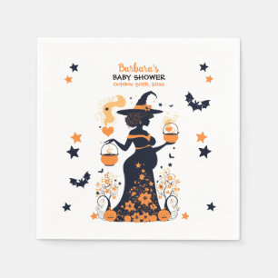 Serviette En Papier Double Trouble Brew - Un Baby shower Halloween jum