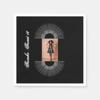 Serviette En Papier Douce 16 anniversaire Papier Napkin