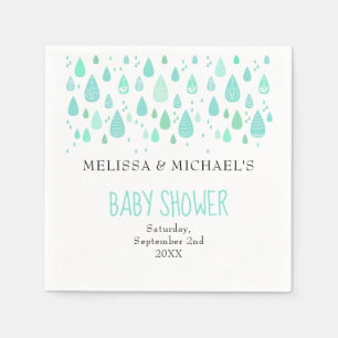 Serviette En Papier Douce Baby Shower / Sprinkle pour couples avec gou