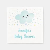 Douce Fête Bébé Nuage Bleu