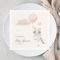 Douce Lessive Douce Fête de Naissance Raton Laveur