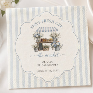 Serviette En Papier Douce Mariée Fraîchement Sur Le Marché Shower Rose