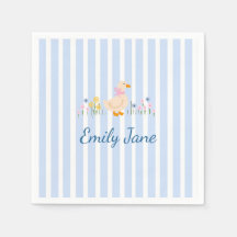 Douce Oie Fleur Sauvage Baby Shower Baptême