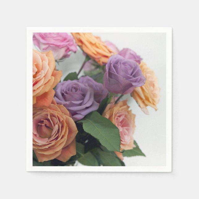Serviette En Papier Douceur florale (Devant)