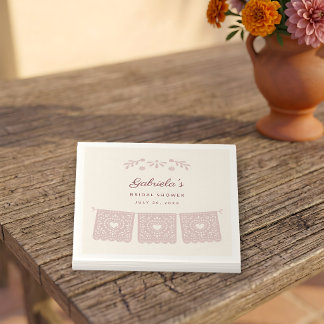 Serviette En Papier Douche de mariage mexicaine Rose Poussiéreuse Viva
