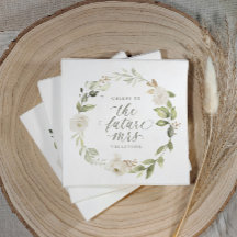 Douche de Mariée La Future Mme Aquarelle Florale